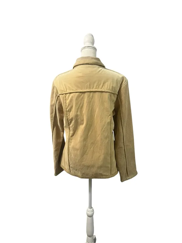 Tallino 18 Ladies Vintage Y2K Suede Leather Jacket Full Zip Lined XL Pockets - Image 4