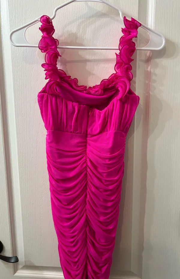 Hello Molly Bright Pink Dress - Image 2