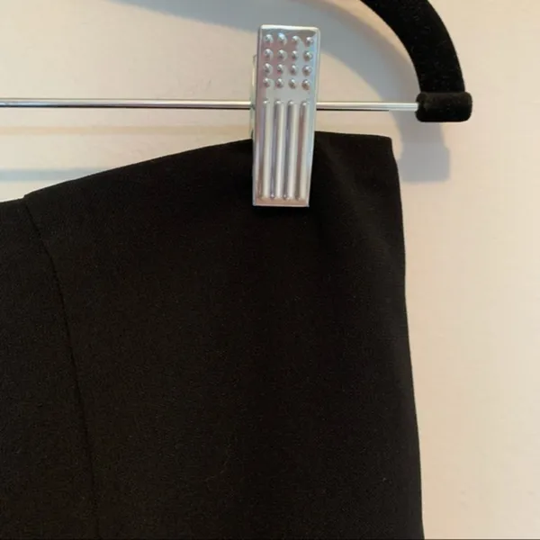 Carlisle Black Skirt with Pleated Layer - Image 2