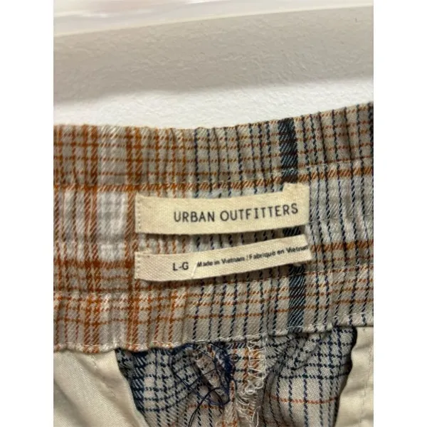 Urban Outfitters Plaid High Waisted Midi Skirt‎ Women's Size L G - Image 4