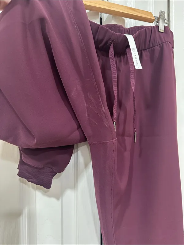 Lululemon Drawstring Jogger Pants - Plum - Image 5