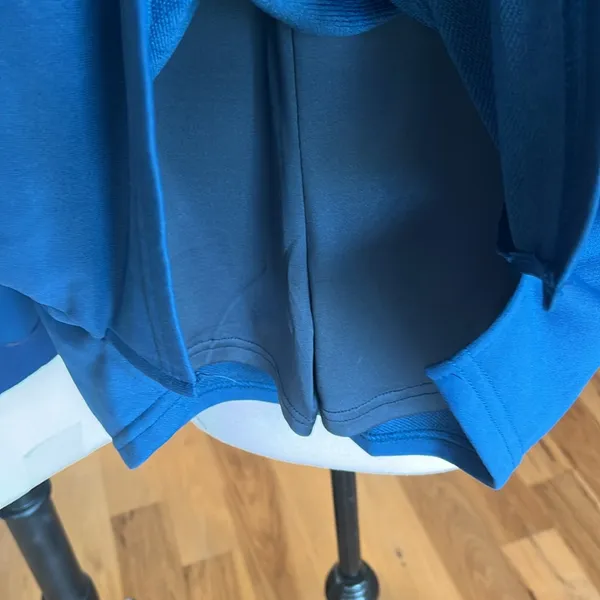 Matching Set Navy Blue Zip Hoodie Skort New - Image 5