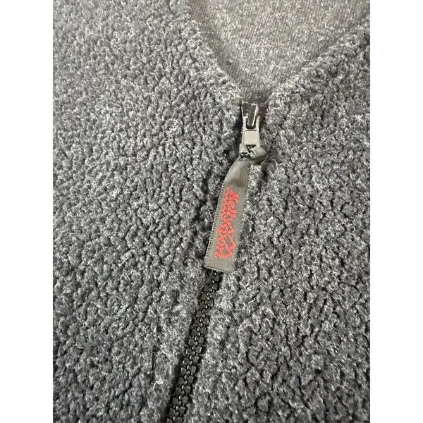 Vintage Kelly Sport Yukon Fleece Vest Women’s Medium Gray Zip‎ Up Made in Canada - Image 5