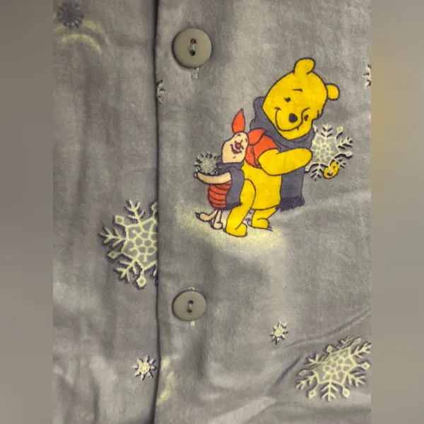 Winnie the Pooh and piglet 2pc pj set vintage Disney Size M. NWOT - Image 5