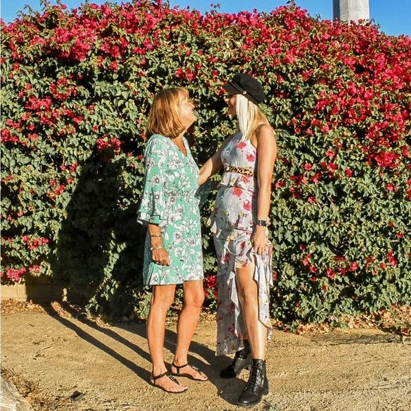 Rachel Roy purple lavender floral garden party ruffle maxi dress - Image 5