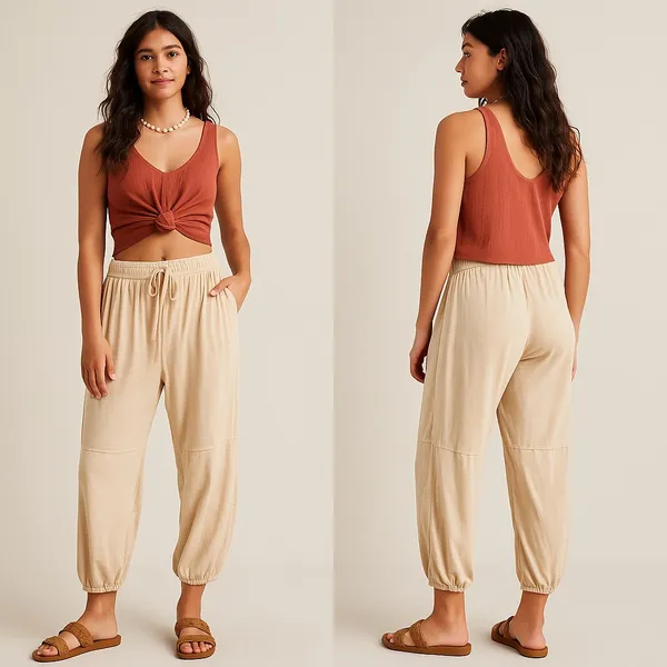 American‎ Eagle Outfitters AE Drawstring Lounge Pants Comfy Casual Size Large - Image 2