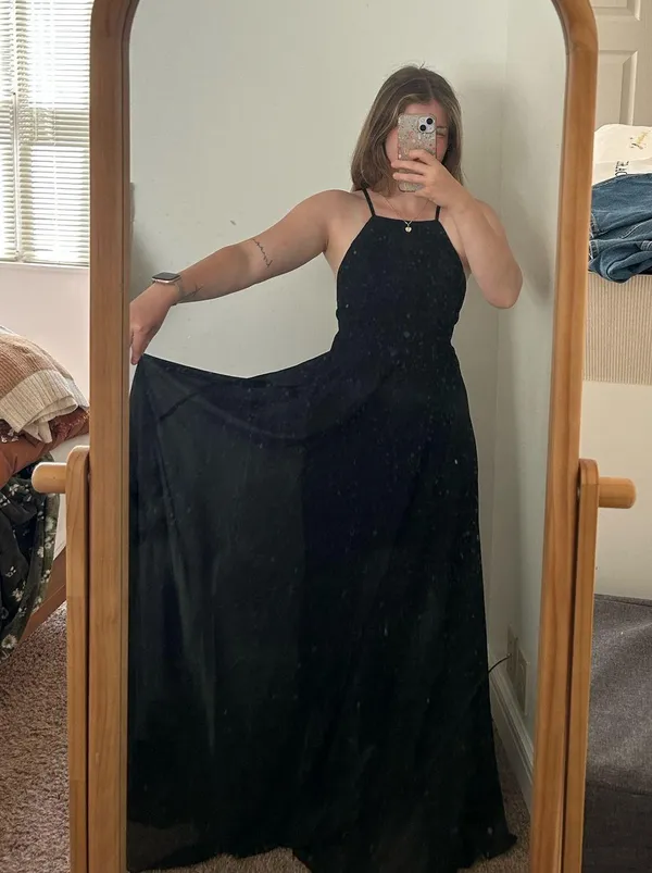 Lulus Mythical Kind Of Love Maxi Dress black - Image 2