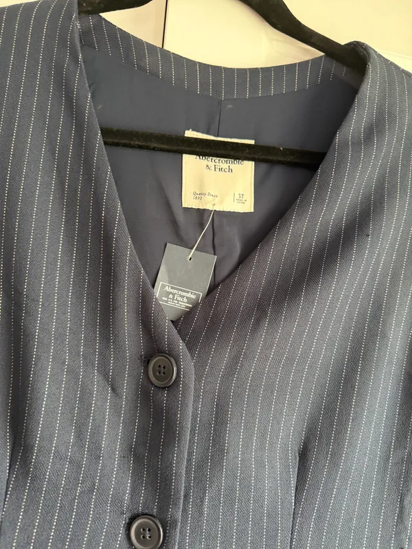 Abercrombie Pinstripe Button Down Dress - Image 3