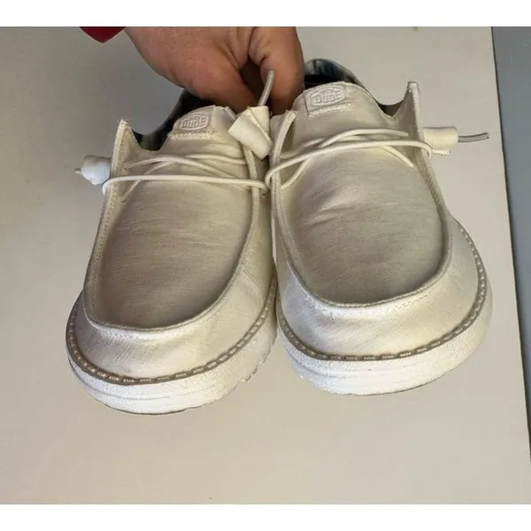 Hey Dude Wendy Slip On Casual Shoe - Silk Moon | 40052-1K6 Size 8.0 - Image 4