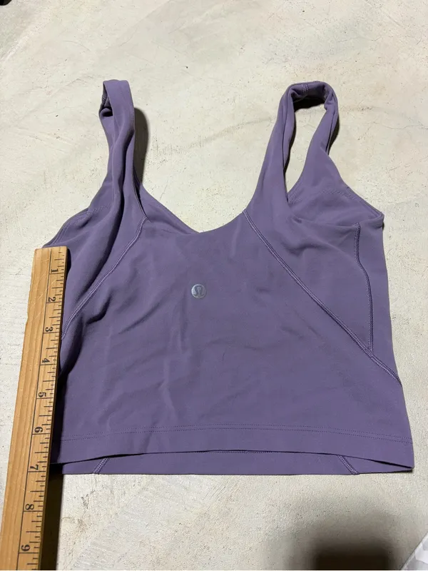 Lululemon align Purple Crop Active Tank 2 - Image 5