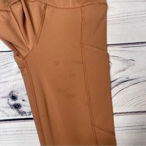 American Eagle The Everything Pocket Leggings Size‎ XS Rust Brown Tan Athletic - Image 7