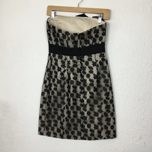 Phaebe Couture Women’s Strapless Dress Sz 0 Cocktail Black Laced. - Image 2