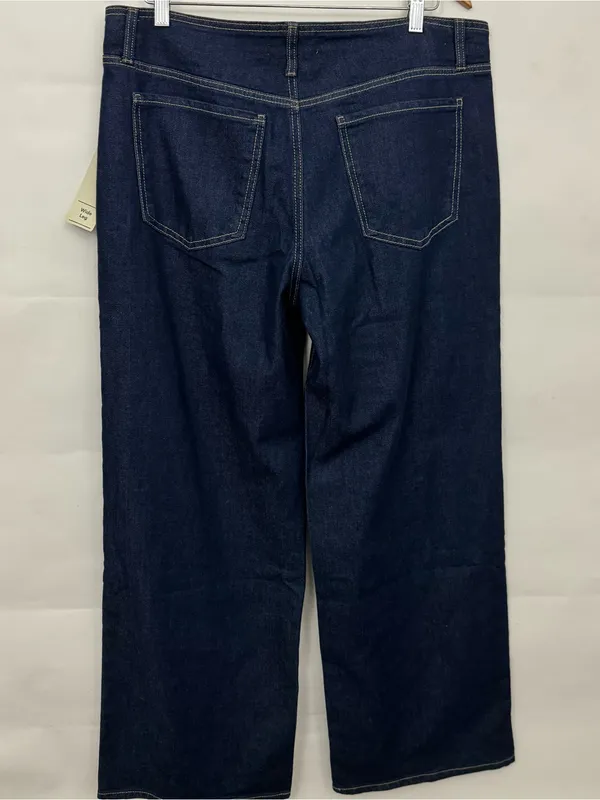 NWT No Boundaries Wide-Leg Baggy Dark Blue Women's Jeans Large 12-14 - Image 5