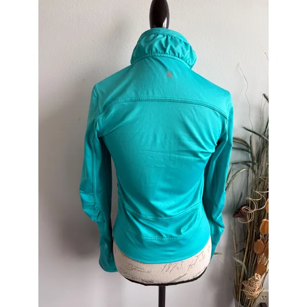 Lululemon Define Jacket Teal‎ Turquoise Full Zip Luon Slim Fit Activewear 2980 - Image 4