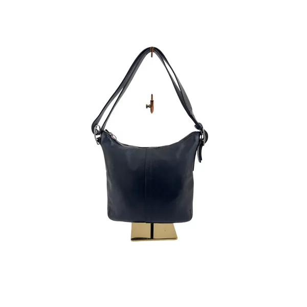 Coach Legacy Slim Duffle 9326 Black Leather Crossbody Shoulder Bag Vintage Y2K - Image 3