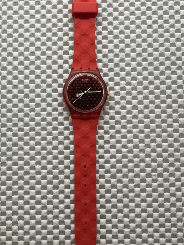 Swatch Watch Love In Scarlet SO287122 Contemporary 2026 - Image 4