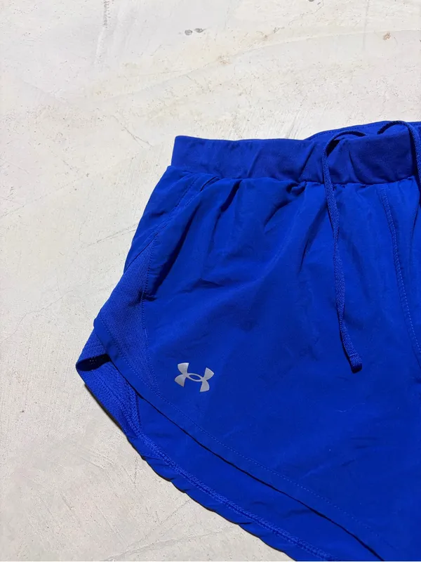 Under Armour Women's Blue Athletic Shorts small - Image 2