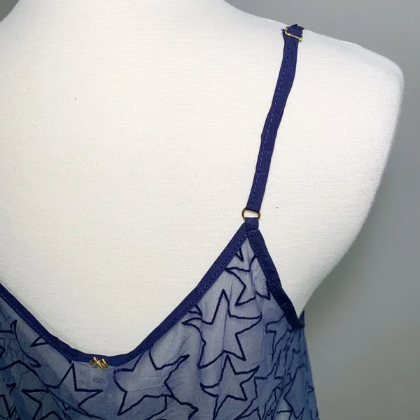 PilyQ Starry Dress in Starlight Swim Coverup Navy - Image 7