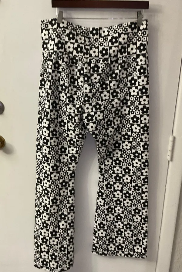 Wild Fable Spring Flower Print Wideleg Pull On Pants Size XXL Hippie Boho - Image 2