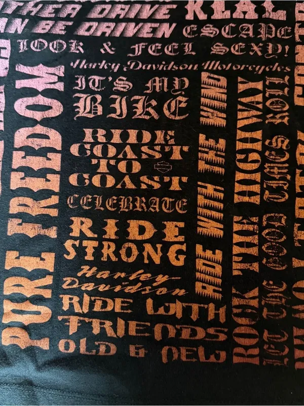 Harley-Davidson Celebrate Women Riders 2009 Graphic Cotton Tank Top Women’s L - Image 3