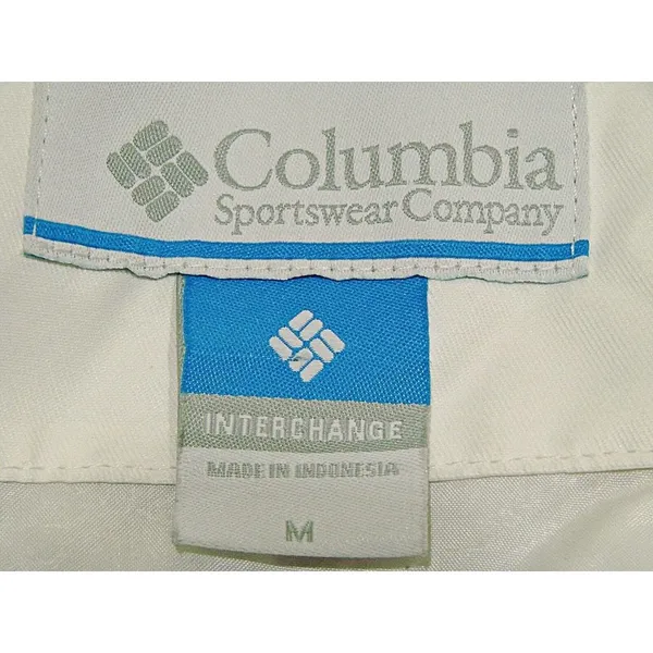 Columbia Womens Size M Bugaboo Interchange Omni-Tech Full Zip Jacket Gray White - Image 4