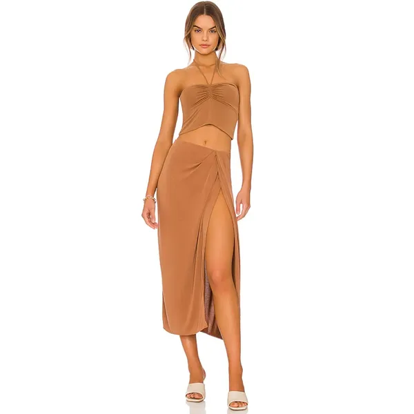 Rag & Bone Christy Halter Top Light Brown Size Medium NWT - Image 3