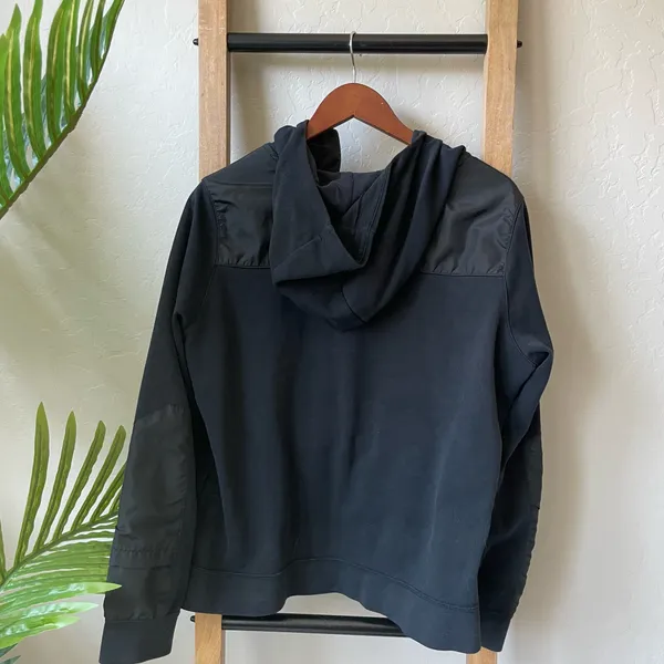 Nike Black Full Zip Hoodie XL | Athletic Sweatshirt Jacket w/ Hood - Image 6