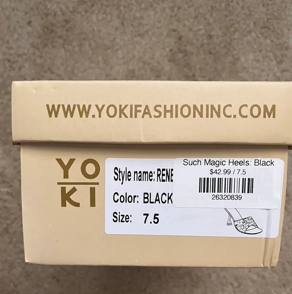 Yoki Black Magic Heels - Image 4