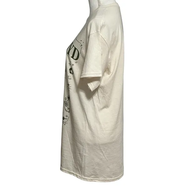 Pink Floyd Cream/Green Cosmic Pyramid Graphic Tshirt NWT - Image 3
