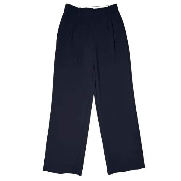 Aritzia Wilfred The Effortless Pleated Black Trouser Pant Size 8 - Image 3
