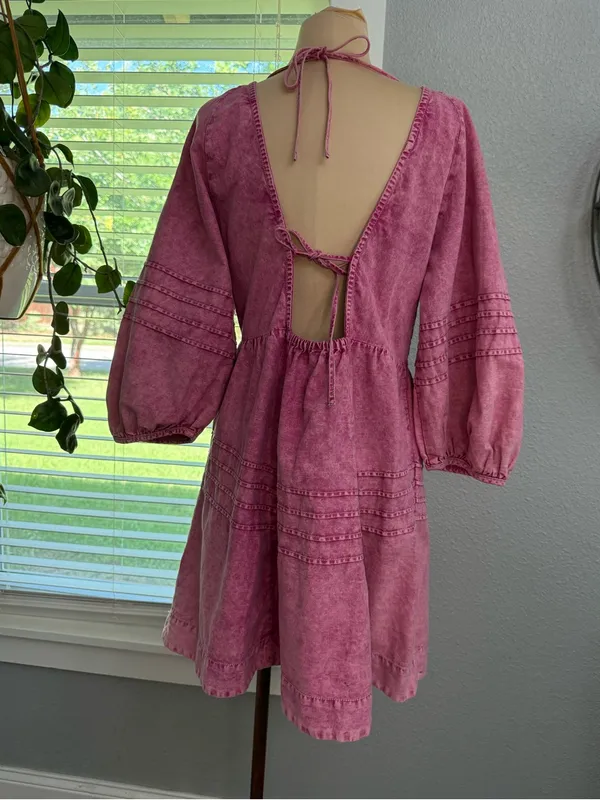 Free People Sweet Surrender Mini Dress Size Medium - Image 5