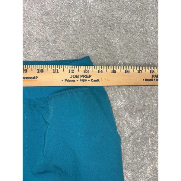 Figs Zamora Teal Blue Jogger Scrub Pants Women's Small Style Some Stains Mid Ris - Image 6
