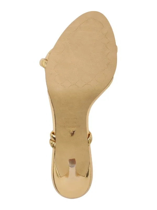 Arezzo Womens Mikayla High Stiletto Dress Sandal Gold Yellow 9.5M - Image 11