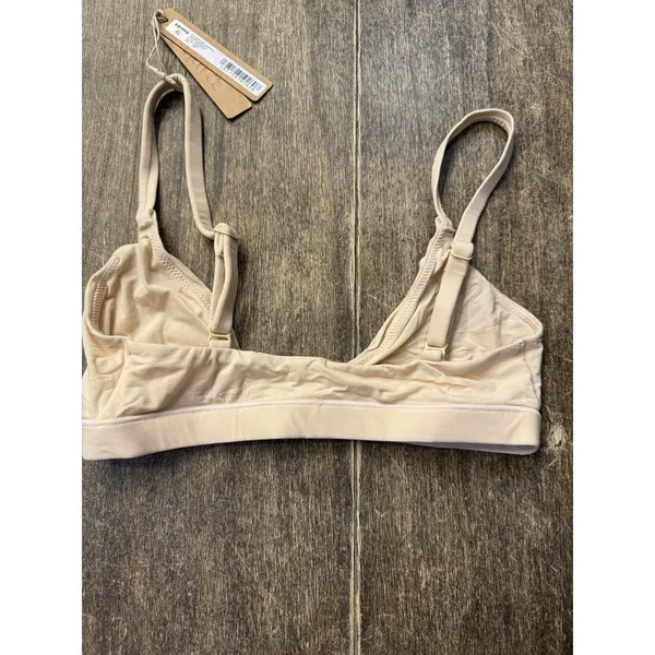 NWT SKIMS Fits Everybody Adaptive Triangle Bralette Size XXS‎ In Sand - Image 5