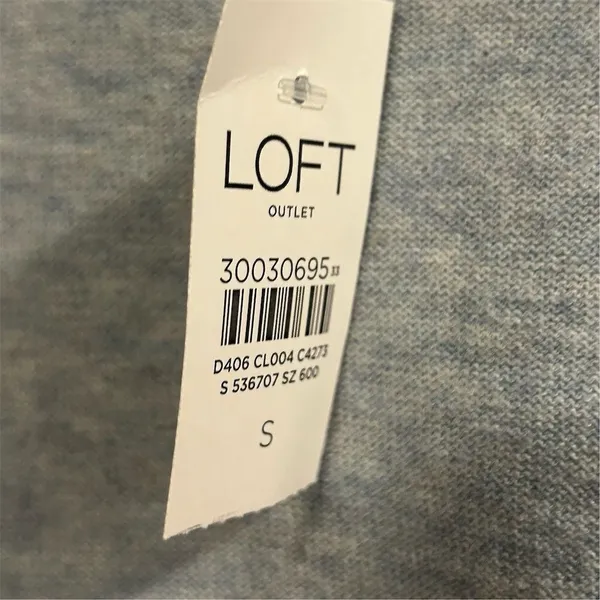 Loft Women's Open Front Cardigan Sweater blue‎ Size S Long Sleeve Casual - Image 5
