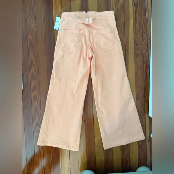 Pilcro Anthropologie Orange Wide leg jeans 26 - Image 3