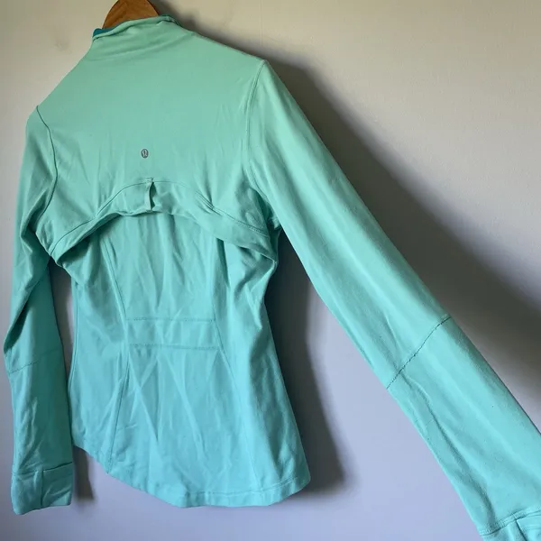 Lululemon Define Jacket Full-Zip Athletic Performance Teal Blue Women's Size 10 - Image 6