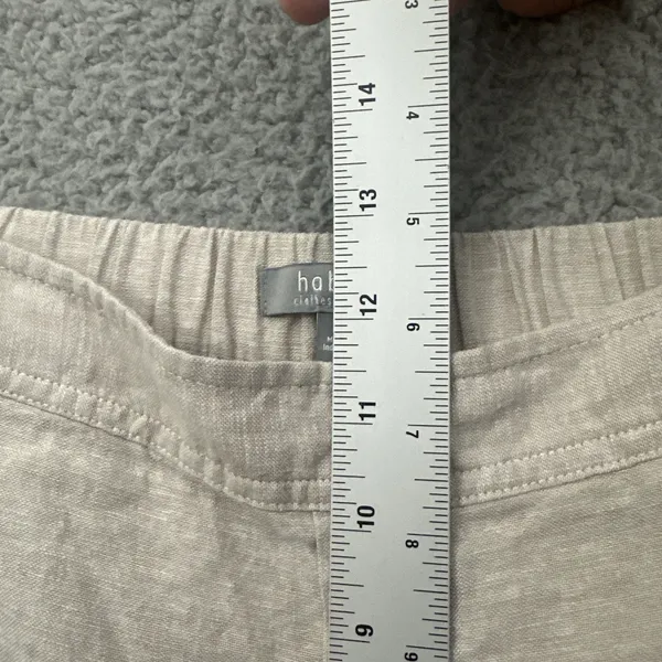 Habitat Clothes To Live In Wide Leg Pants Linen Cotton Lagenlook Women's Medium - Image 8