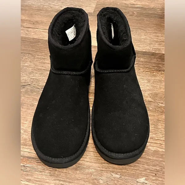 UGG Koolaburra Black Suede Ankle Booties - Image 2