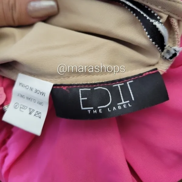 Miss Circle Pink Ruch Maxi Skirt - Image 7