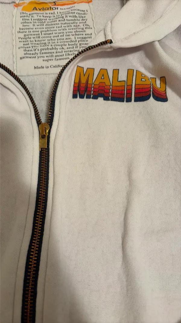 Aviation zip up sweatshirt - Image 3