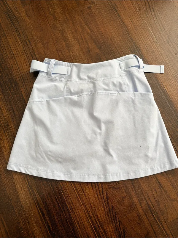 Lululemon Pale Blue Athletic Skort with Side Tabs - Image 2