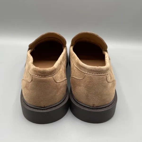 Old Navy Classic Loafers Size 7 Brown Light Academia Schoolgirl Slip on Casual - Image 7
