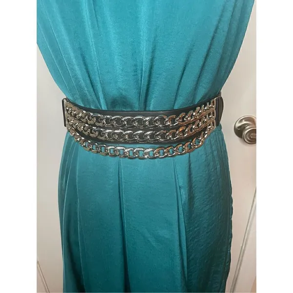 NWT Rebecca Taylor Halter Teal Green Cocktail Mini Dress Size 6 Dinner Datenight - Image 9