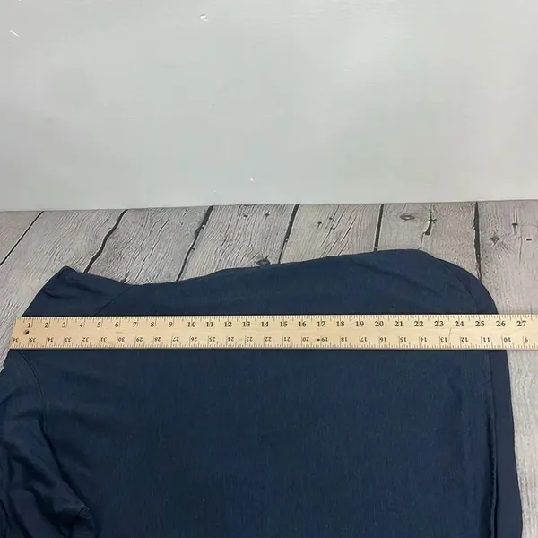 Athleta Dark Blue Hooded Long Sleeve Top women’s size Small - Image 10