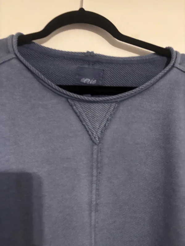 Blue Aerie Cropped Crewneck - Image 3
