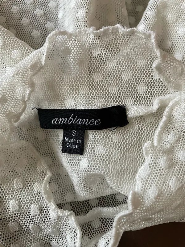 Ambiance Blouse White Apparel - Image 7