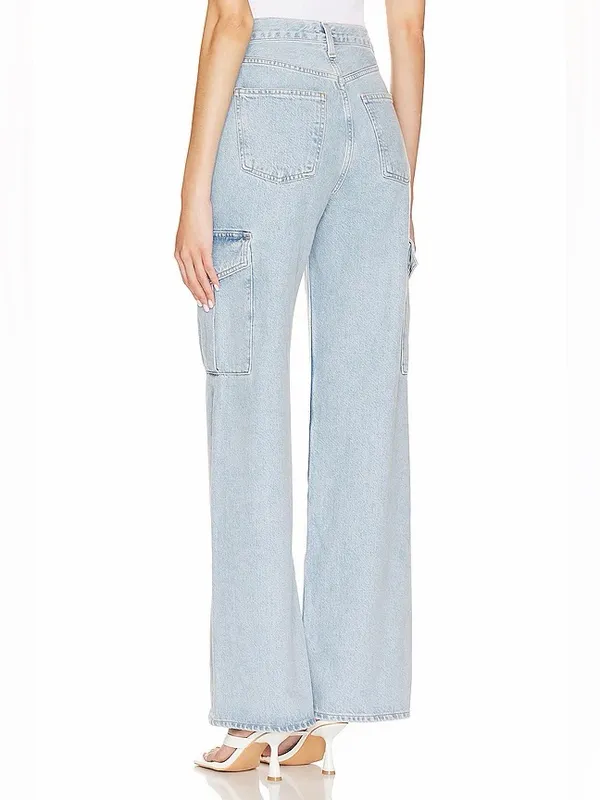 AGOLDE Minka Cargo Jeans in Realm‎ Light Blue Size 26 - Image 3