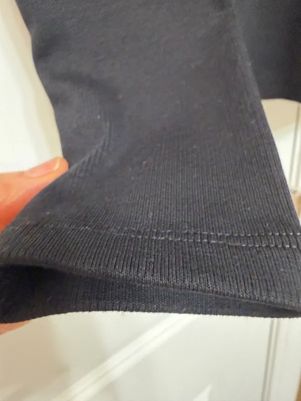 ZARA Black Long Sleeve Top - Image 3