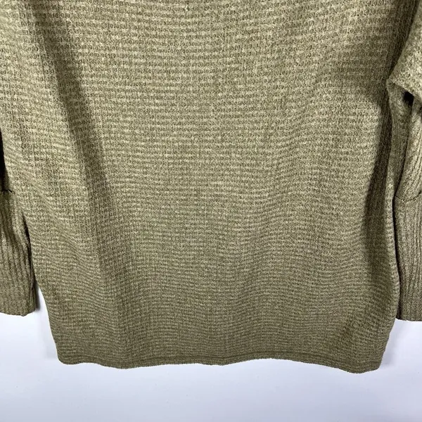 Free‎ People We The Free Turtleneck Sweater Olive Green Ribbed Women’s Size XS - Image 4